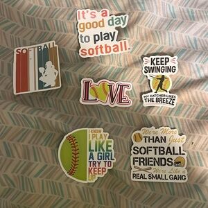 Softball Stickers